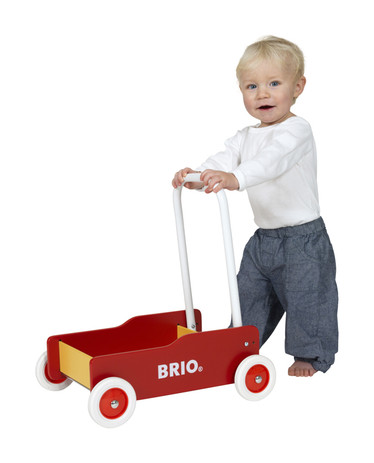 Brio  kävelyvaunu punainen