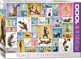 Eurographics Yoga Cats palapeli 1000 palaa