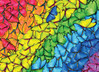 Eurographics Butterfly Rainbow palapeli 1000 palaa