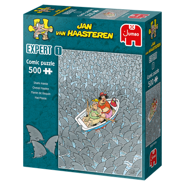 Jan Van Haasteren Shark Mania palapeli 500 palaa