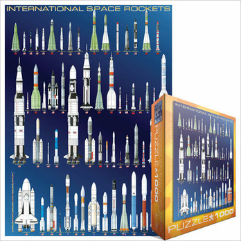 Eurographics  International Space Rockets palapeli 1000palaa