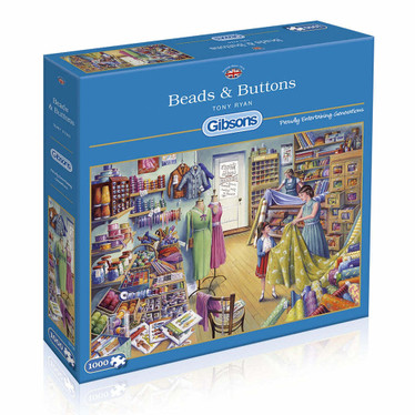 Gibsons Tony Ryan Beads & Buttons palapeli 1000 palaa