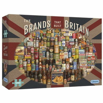 Gibsons Robert Opie The Brands that Built Britain palapeli 1000 palaa