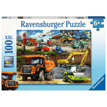 Ravensburger työmaa ajoneuvot palapeli 100  XXL palaa