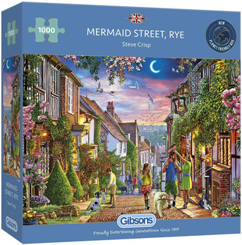 Gibsons Mermaid Street palapeli 1000 palaa