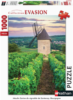 Nathan Moulin Sorene du vignoble de Santenay Bourgogne palapeli 1000 p