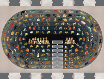 New York Puzzle Company Animal Kingdom palapeli 1000 palaa