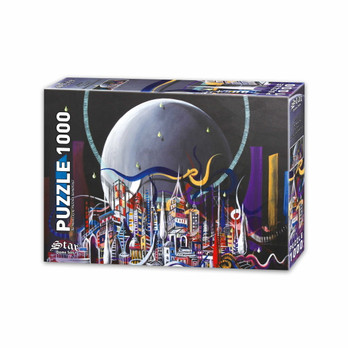 Star Puzzle Mustafa Demirpence The Moon City palapeli 1000 palaa