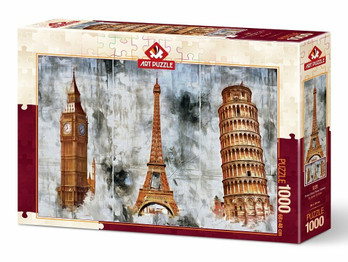 Art Puzzle Three Towers palapeli 1000 palaa