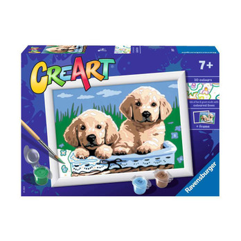 Ravensburger CreArt Cute Puppies maalaussetti