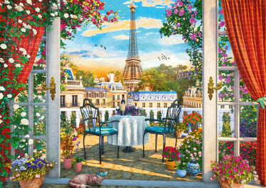 Schmidt Dominic Davison A Terrace in Paris palapeli 1000 palaa