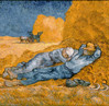 Grafika Van Gogh Vincent: La Sieste (d'après Millet), 1890 palapeli 1000 palaa