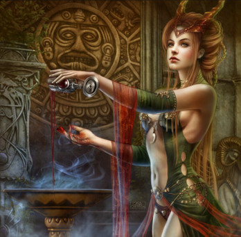 Grafika Blood Sacrifice palapeli 1000 palaa