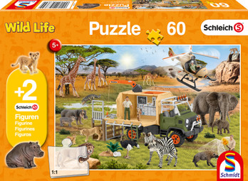 Schmidt Schleich Wild Life palapeli 60 palaa