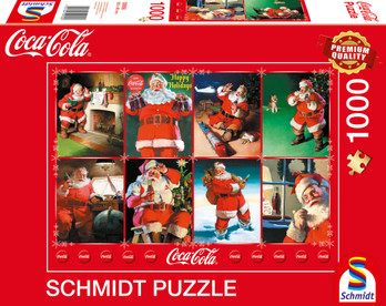 Schmidt CocaCola Santa Claus Happy Holiday palapeli 1000 palaa