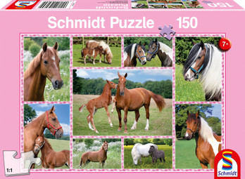 Schmidt Beautiful Horses palapeli 150 palaa