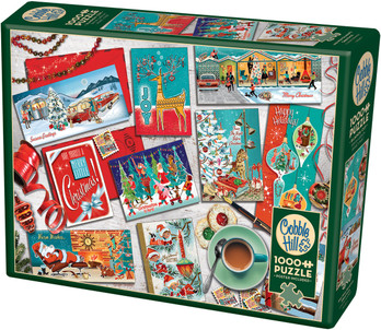 Cobble Hill Mid Mod Season's Greetings palapeli 1000 palaa