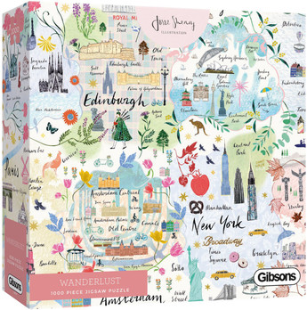 Gibsons Wanderlust palapeli 1000 palaa