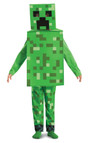 Minecraft Creeper Fancy Dress koko M 7-8v.