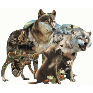 SunsOut Bonnie, Rebecca and Karen Latham Wolf Pack palapeli 1000 palaa
