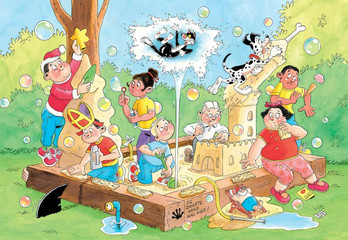 Jan Van Haasteren junior Hiekkalaatikolla palapeli 240 palaa