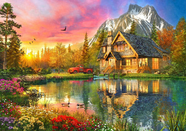 Bluebird The Mountain Cabin palapeli 1000 palaa