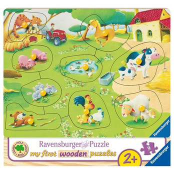 Ravensburger ensimmäinen nuppipalapelini,  eläimet