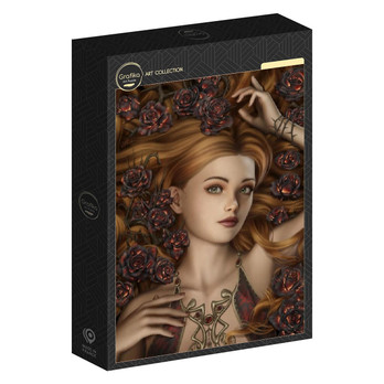 Grafika  Cris Ortega Burnt Rose palapeli 1000 palaa