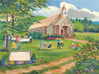 SunsOut Peggy Myrick Knight - Sunday Dinner on the Grounds palapeli 1000
