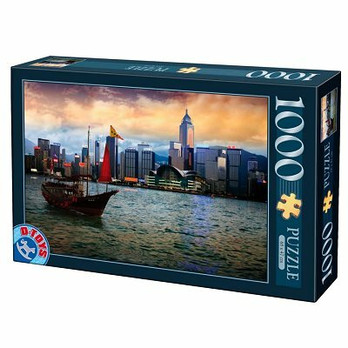 DToys Nocurnal Landscapes  Hong Kong Island palapeli 1000 palaa