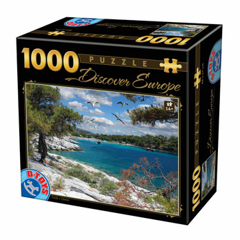 DToys Discover Europe - Corfu palapeli 1000 palaa