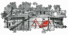 Clementoni Amsterdam Bicycle panorama palapeli 1000 palaa