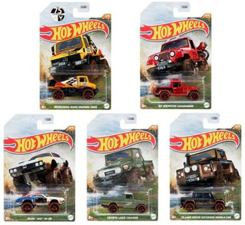 Hot Wheels Off-Road Mud Runners 5 kpl paketti