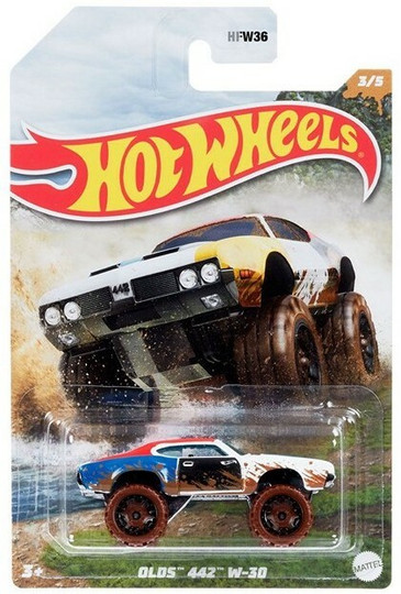 Hot Wheels Off-Road Mud Runners 5 kpl paketti