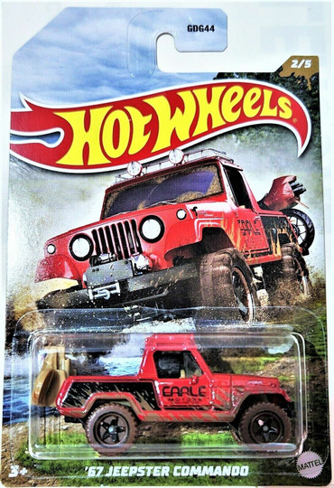 Hot Wheels Off-Road Mud Runners 5 kpl paketti