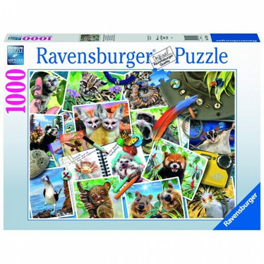 Ravensburger Travellers Animal Journal palapeli 1000 palaa