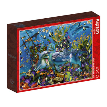 Alipson Dolphins Treasure Ship palapeli 1000 palaa