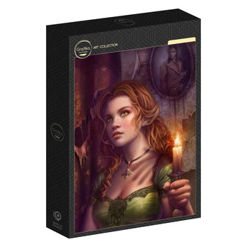 Grafika Cris Ortega, By the Light of a Candle palapeli 1000 palaa