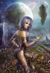 Grafika Cris Ortega The Outer Frontier palapeli 1000 palaa