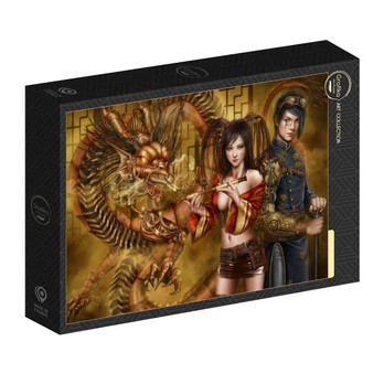 Grafika  Cris Ortega Chasing the Dragon palapeli 1000 palaa