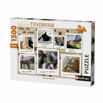 Nathan Une Vie de Chat - palapeli 1500 palaa