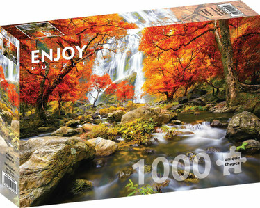 Enjoy Autumn Waterfall palapeli 1000 palaa