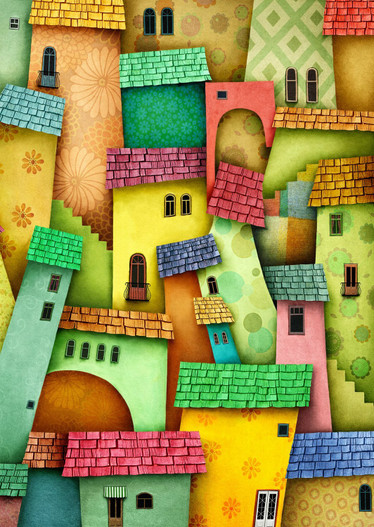 Enjoy Joyful Houses palapeli 1000 palaa