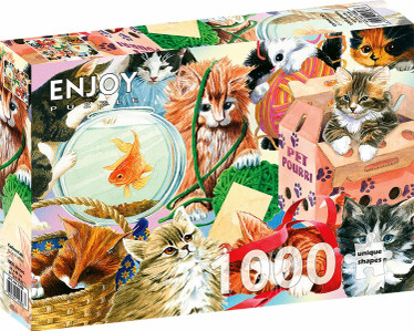 Enjoy Curious Cats palapeli 1000 palaa