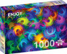 Enjoy Abstract Neon Feathers palapeli 1000 palaa