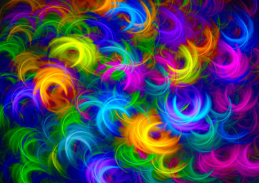 Enjoy Abstract Neon Feathers palapeli 1000 palaa