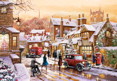 Castorland Vintage Winterland palapeli 1000 palaa