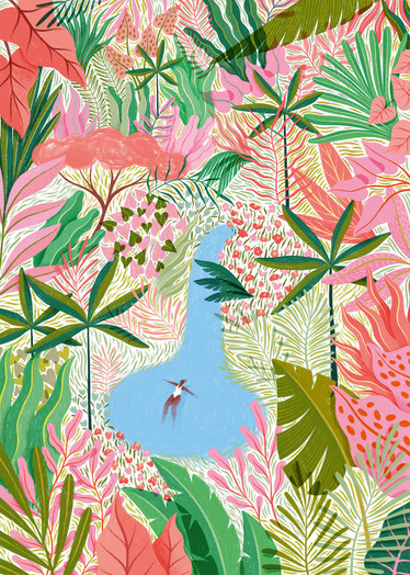 Pieces & Peace Piscine Naturelle palapeli 500 palaa