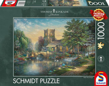 Schmidt Thomas Kinkade Willow Wood Chapel palapeli 1000 palaa