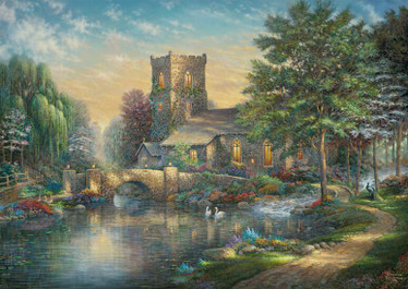 Schmidt Thomas Kinkade Willow Wood Chapel palapeli 1000 palaa